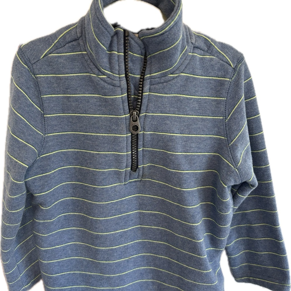 Joules Blue and Green Striped Pullover
